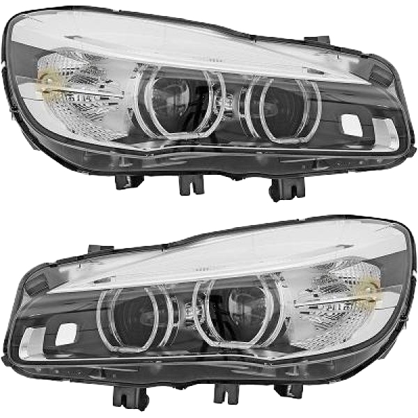 LED Scheinwerfer AL SET passend für BMW 2er (F45) (F46) ab Baujahr 2014-2018