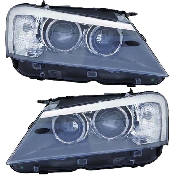 Bi-Xenon Scheinwerfer D1S + LED SET passt für BMW X3 Vorfacelift ab 10-14