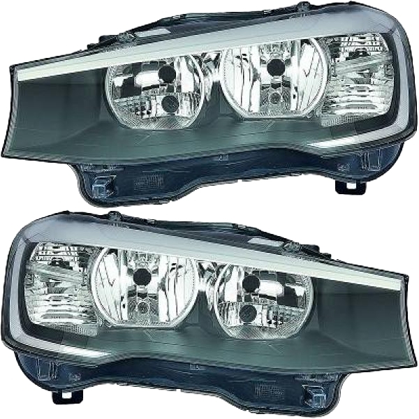 Scheinwerfer H7/H7 SET passt für BMW X3/X4 (F25/F26) ab Baujahr 2014-2018