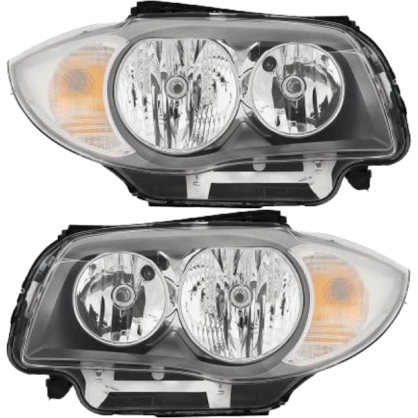Valeo Halogen Scheinwerfer H7 SET passt für BMW 1 (E87/E81/E82/E88) ab 07-11