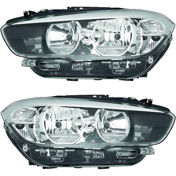 Hella Halogen H7 Scheinwerfer SET passt für BMW 1er (F21/F20) Baujahr 15-19