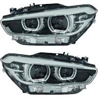 Hella Scheinwerfer + LED SET passt für BMW 1er...