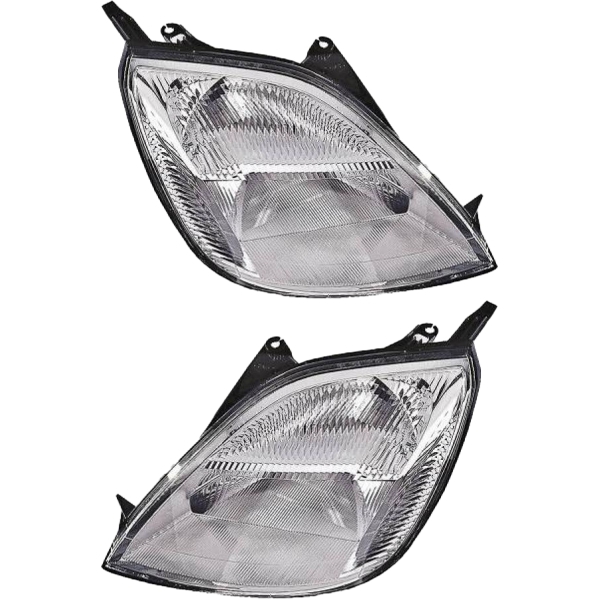 Scheinwerfer Hella H4 SET passt für Ford Fiesta V (JH/JD) ab Baujahr 01-05