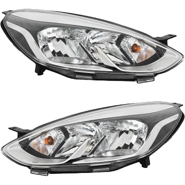 Scheinwerfer SET+ Motor H7 /H15 /PY21W passt für Ford Fiesta VII ab 2017