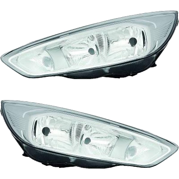 Scheinwerfer H7/H15 Depo SET passt für Ford Focus III ab Baujahr 2014-2018