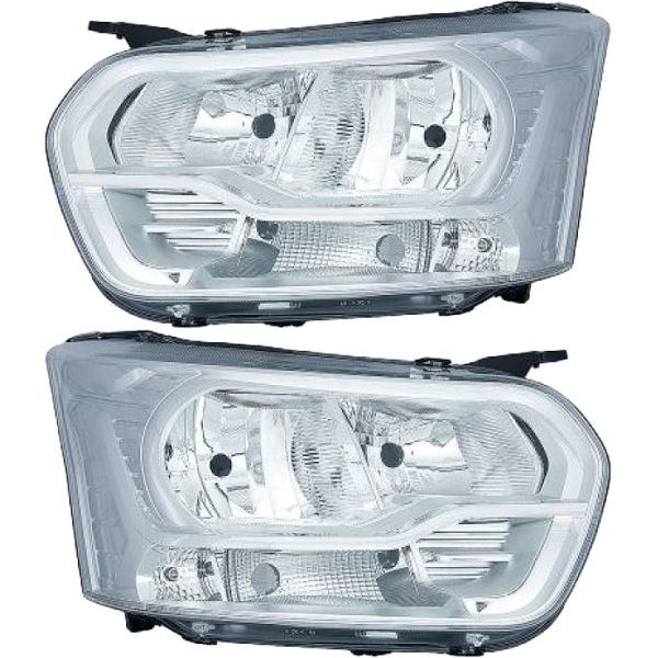 Scheinwerfer H7 Depo SET passt für Ford Transit V363 (FAD/FCD/FED) ab 13-16