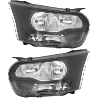 Scheinwerfer H7 schwarz Depo SET passt für Ford...