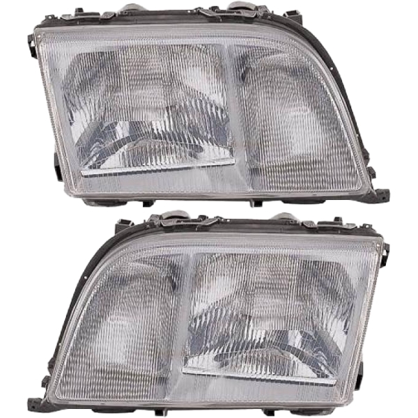 Scheinwerfer H7/H7 SET passt für Mercedes S-Klasse W140 Facelift ab 96-98