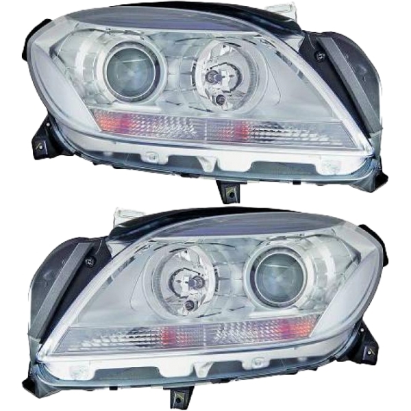 Scheinwerfer H7/H7 Depo SET passt für Mercedes M-Klasse (W166) ab 2011-2015