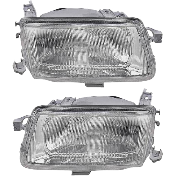 Scheinwerfer SET Depo ohne Motor passt für Opel Astra F ab Baujahr 1994-1998
