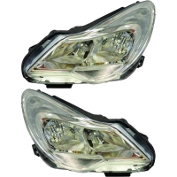 Valeo Scheinwerfer H1/H7 SET passt für Opel Corsa D...