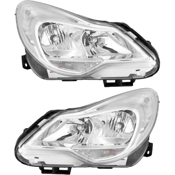Scheinwerfer H7 Depo SET passt für Opel Corsa D Kasten Schrägheck S07 ab 11-1