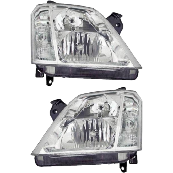 Scheinwerfer H7/H1 Depo SET passt für Opel MERIVA A ab Baujahr 2003-2010