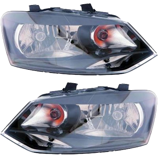 Valeo Halogen Scheinwerfer H4 SET passt für VW Polo (6C1) ab 09-14