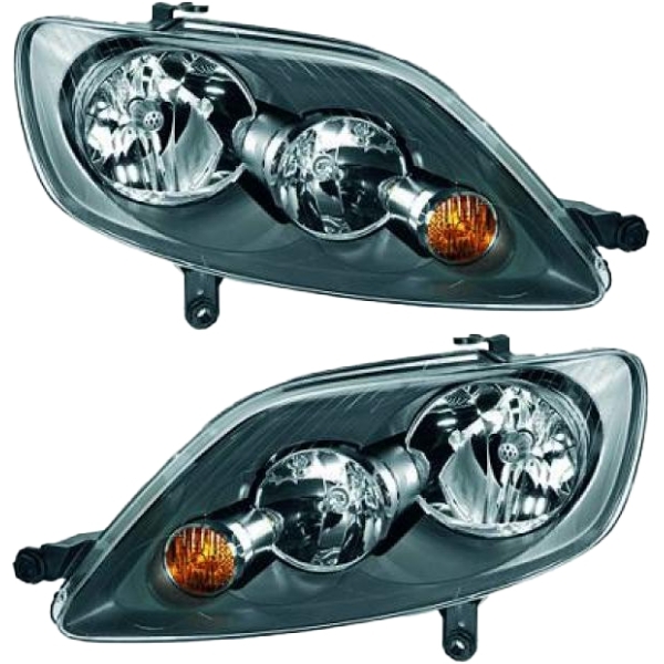 Hella Scheinwerfer H7 Blinker weiß SET passt für VW Golf Plus (521) ab 04-08