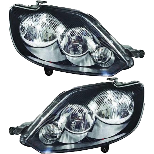 Hella FF Halogen H7 Scheinwerfer SET passt für VW Golf Plus (521) ab 09-14