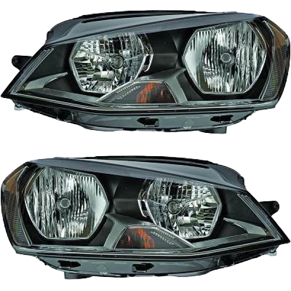 Valeo Scheinwerfer H7 SET passt für VW Golf VII/Variant (BE2/BV5) ab 12-17