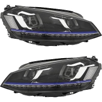 Scheinwerfer Valeo LED TGFL H7 SET passt für VW Golf...