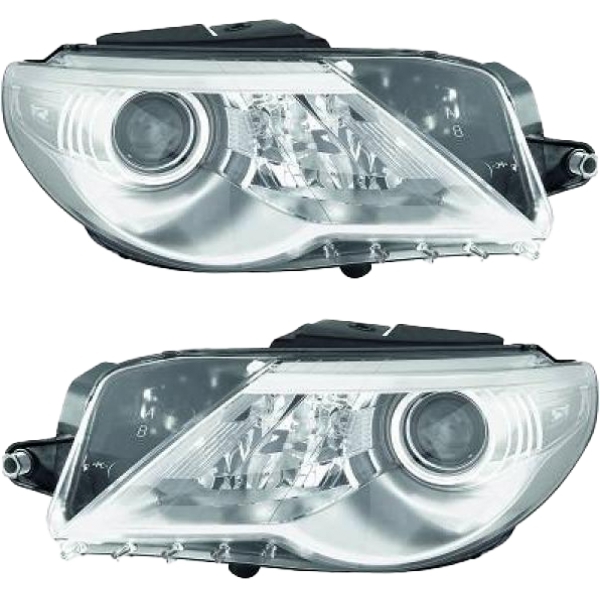 Xenon Scheinwerfer Depo D1S/H7 + KVL SET passt für VW Passat CC 357 ab 08-12