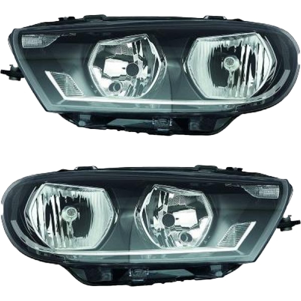 Valeo H7 Halogen Scheinwerfer SET passt für VW Scirocco (138) ab 2014-2017