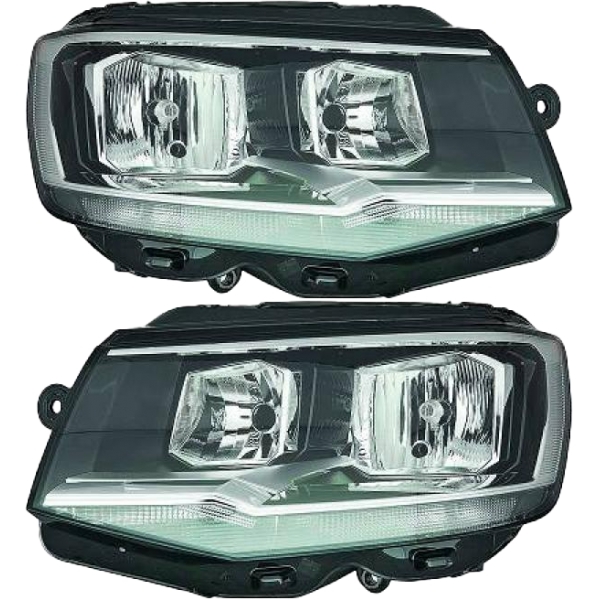 Valeo Scheinwerfer H7/H7 SET passt für VW Transporter T6 ab Baujahr 2015-2019