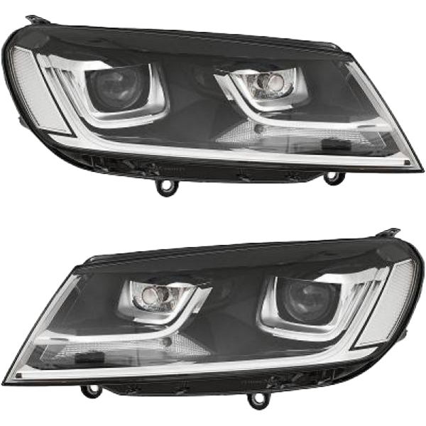 HELLA Bi-Xenon LED Scheinwerfer SET passt für VW Touareg II 7P Facelift 2014>