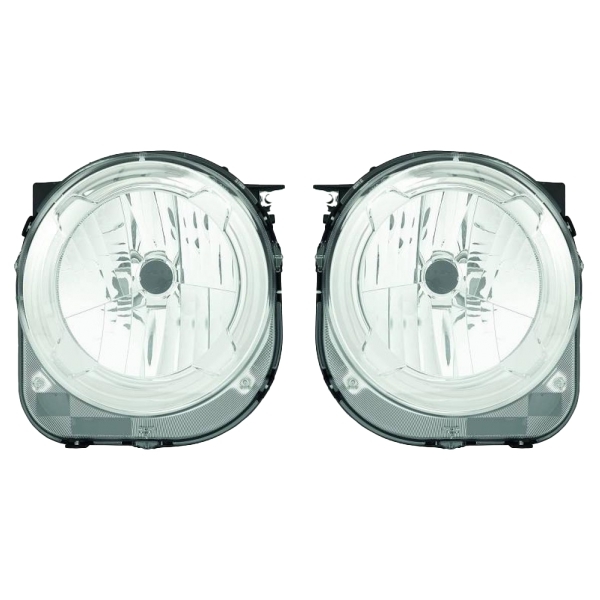 Scheinwerfer mit Motor H4 SET passt für Jeep Renegade SUV (BU) ab 2014-2018