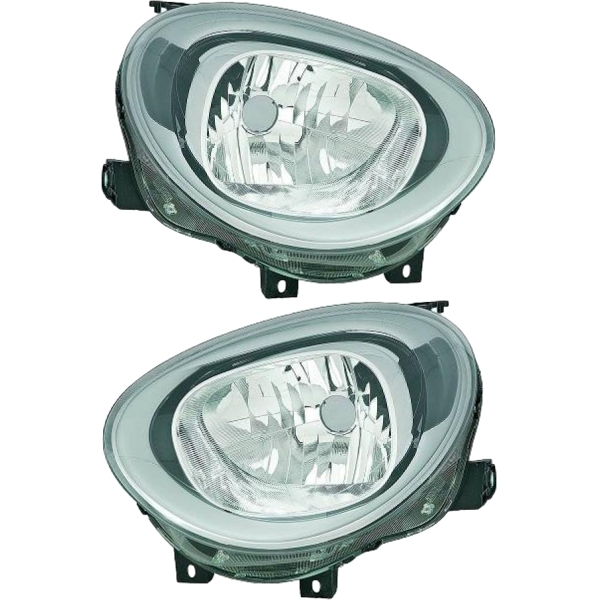 Scheinwerfer mit Motor Depo H4 SET passt für Fiat 500X (334) ab 2014-08/2018