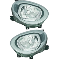 Scheinwerfer mit Motor Depo H4 SET passt für Fiat...