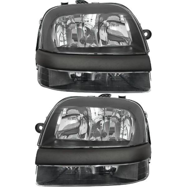 Bosch Scheinwerfer H1/H7 mit NL-Lampe SET passt für Fiat Doblo (223) ab 01-05