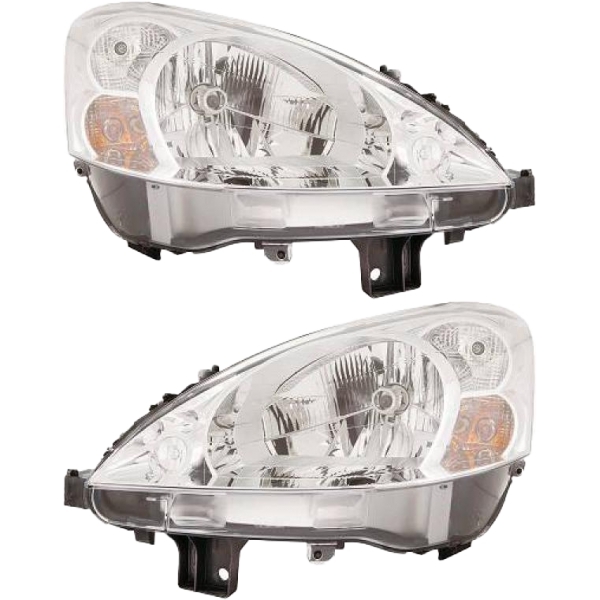 Valeo Scheinwerfer H4 SET passt für Peugeot Partner Tepee / Kasten ab 08-12