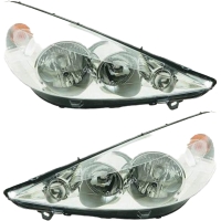Scheinwerfer H7/H1 SET passt für Peugeot 206 + (T3E)...