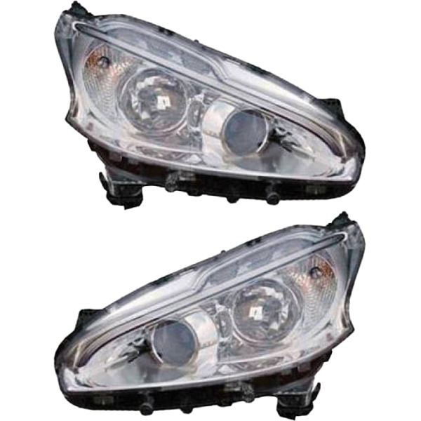 Valeo H7/H1 Tagfahrlicht Scheinwerfer SET passt für Peugeot 208 I CA ab 12-15
