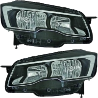Valeo H7 Scheinwerfer SET schwarz passt für Peugeot...