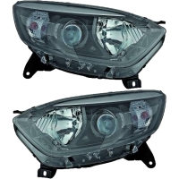 Scheinwerfer mit Motor schwarz H1/H1 SET passt für...