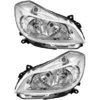 Valeo Scheinwerfer SET H7/H1 Chrom passt für Renault...