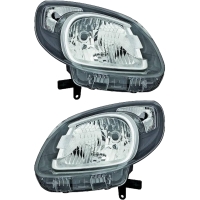 Scheinwerfer schwarz H4 SET passt für Renault Kangoo...