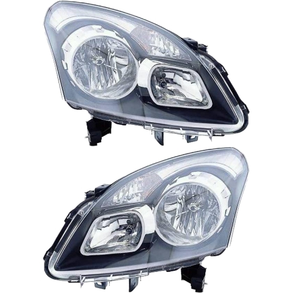Scheinwerfer SET + Motor H7/H7 SET passt für Renault Koleos I bj 2008-2011