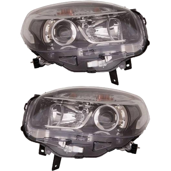 Scheinwerfer SET +Motor H7/H7 passt für Renault Koleos I ab Facelift 07/2011