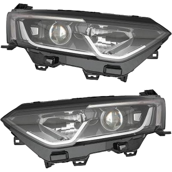 Scheinwerfer SET+ Motor Fassung LED H7/H7 passt für Renault Koleos II ab 2016