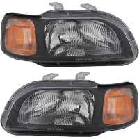 Scheinwerfer schwarz Depo SET passt für Honda Civic...