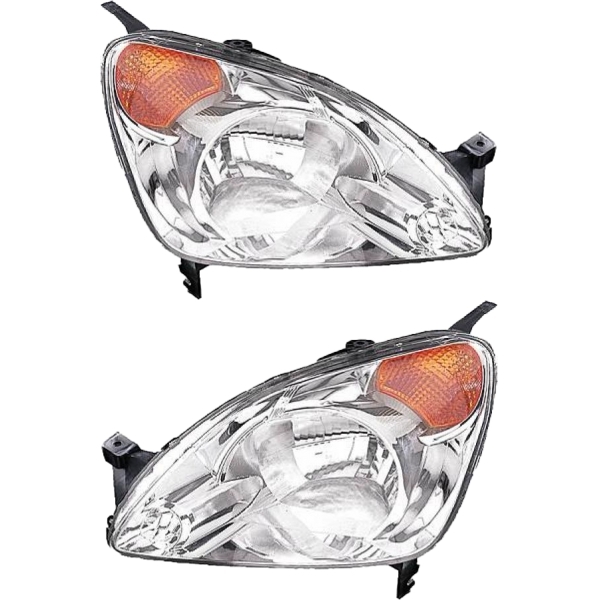 Scheinwerfer Depo Blinker / orange H4 SET passt für Honda CR-V II (RD) 01-04