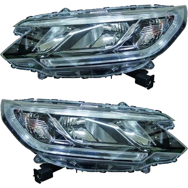 Scheinwerfer mit TGFL Depo H11/HB3 SET passt für Honda CR-V IV (RM) ab 15-18