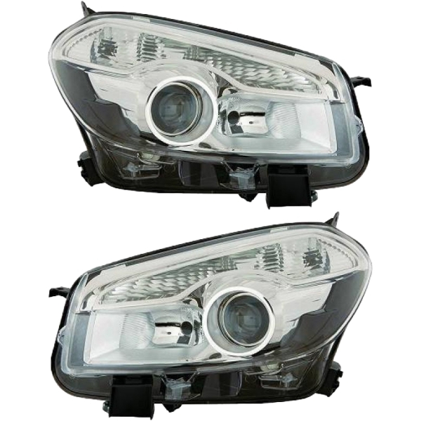 Xenon Scheinwerfer D1S/H7 SET passt für Nissan Qashqai / +2 I (J10) ab 10-13