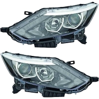 Scheinwerfer LED/H7 SET passt für Nissan Qashqai II...