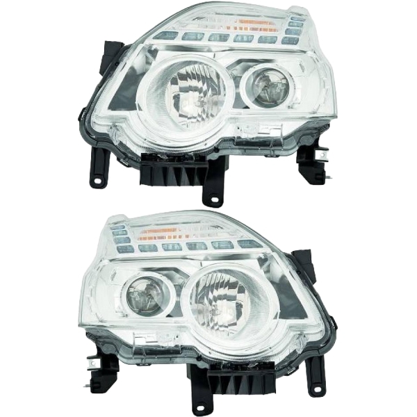 Scheinwerfer Depo H1/H11/WY21W SET passt für Nissan X-TRAIL T31 ab 2010-2014