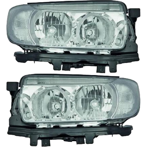 Scheinwerfer Depo HB3/H1 SET passt für Subaru Forester (SG) ab 2005-2008