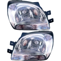 Scheinwerfer Depo chrom H4 SET passt für Kia...