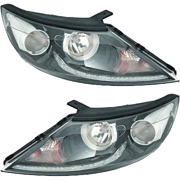 Scheinwerfer LED Depo H7/H7 SET passt für Kia Sportage (SL) ab Baujahr 10-14