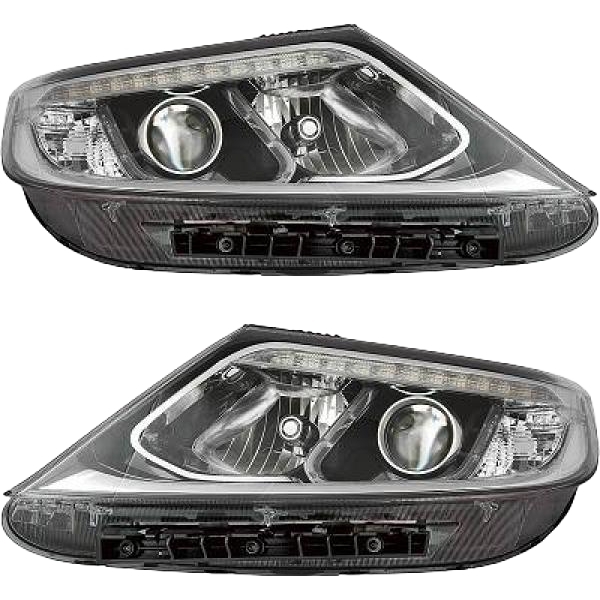 Xenon Scheinwerfer Depo D3S/LED SET passt für Kia Sorento II (XM) ab 12-14
